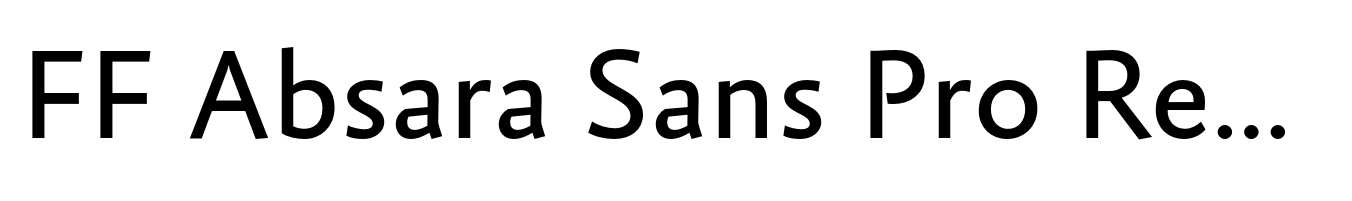 FF Absara Sans Pro Regular